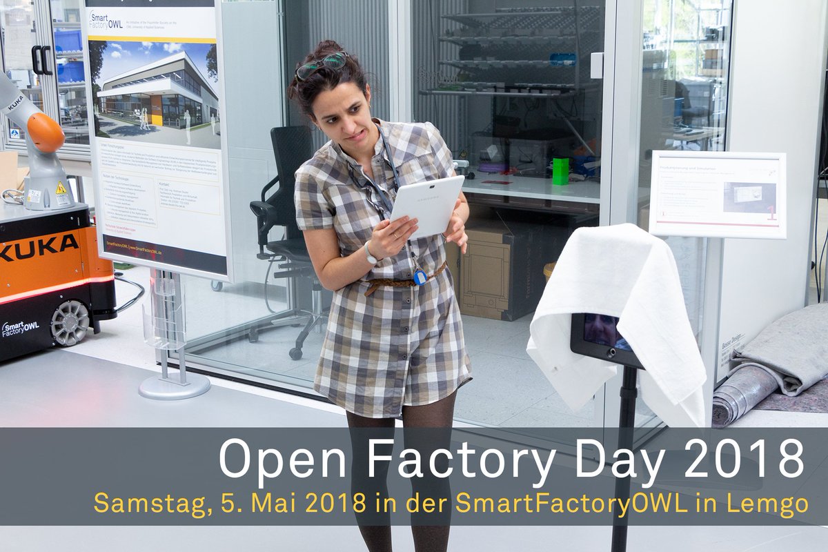 digitalinnrw's tweet photo. Was ist denn das für ein komisches Ding und wo kommt es her?! Informieren Sie sich über die #DigitaleTransformation beim zweiten #OpenFactoryDay in der @SmartFactoryOWL in @Lemgo.
Weitere Informationen: https://t.co/qTB0zo7HuE
@HochschuleOWL @FraunhoferLemgo https://t.co/8Hk7S7eytj