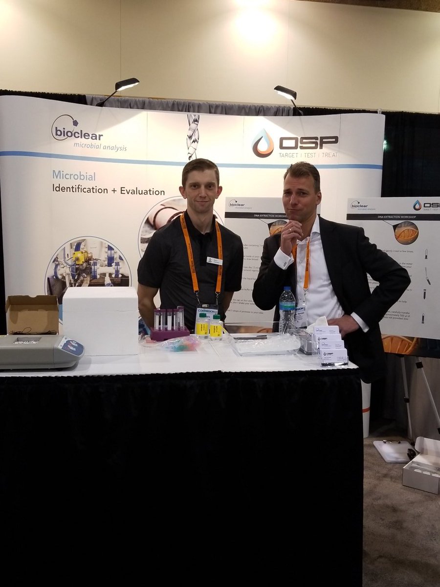 ospmicrocheck's tweet photo. It's happening live in booth 320 now. Grab your spot and be a part of our DNA Extraction workshop at @NACEtweet #CORROSION2018 https://t.co/FQrDdlLMsd