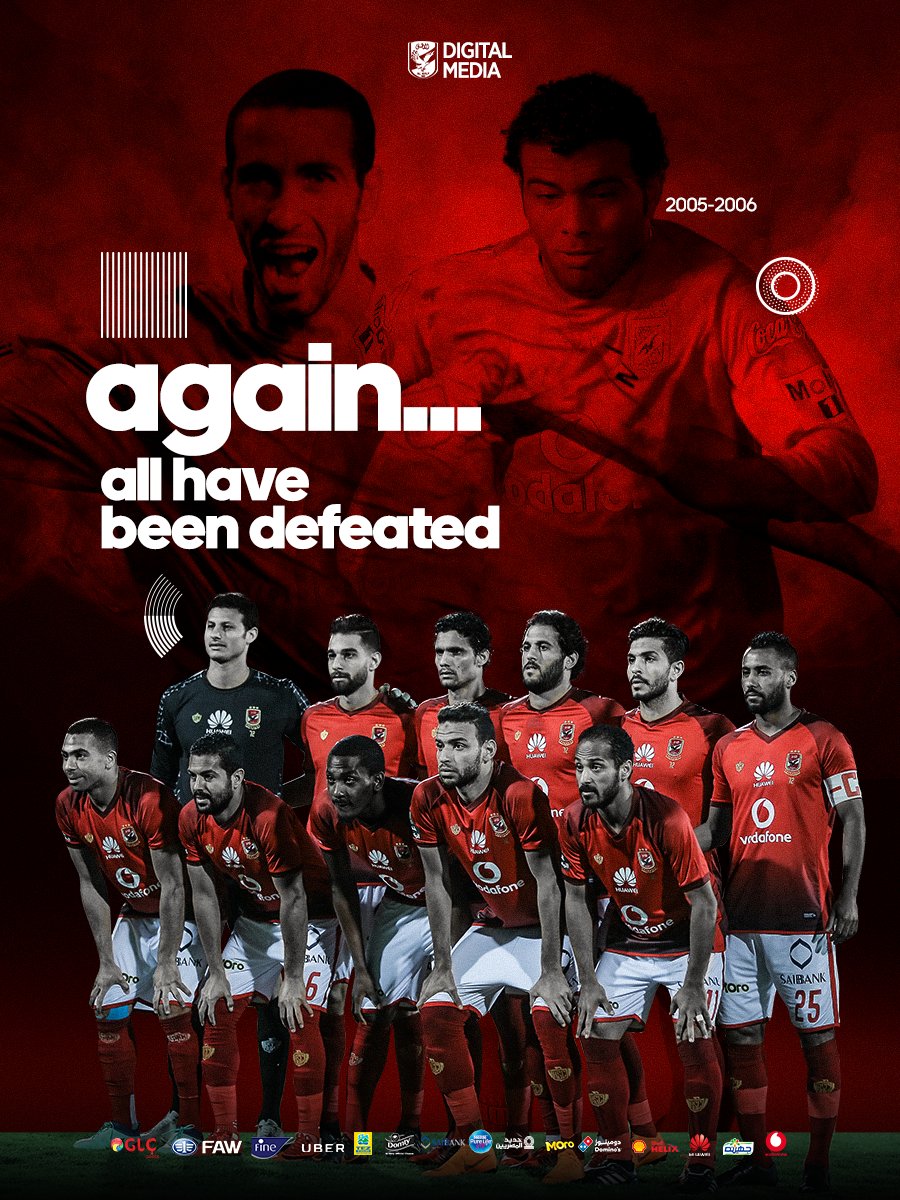 AlAhly's tweet photo. لأول مرة منذ موسم ٢٠٠٥-٢٠٠٦ فريقنا يفوز علي كل فرق الدوري. أبطاااال 💪

#YallaYaAhly https://t.co/K6wYOZKtkO