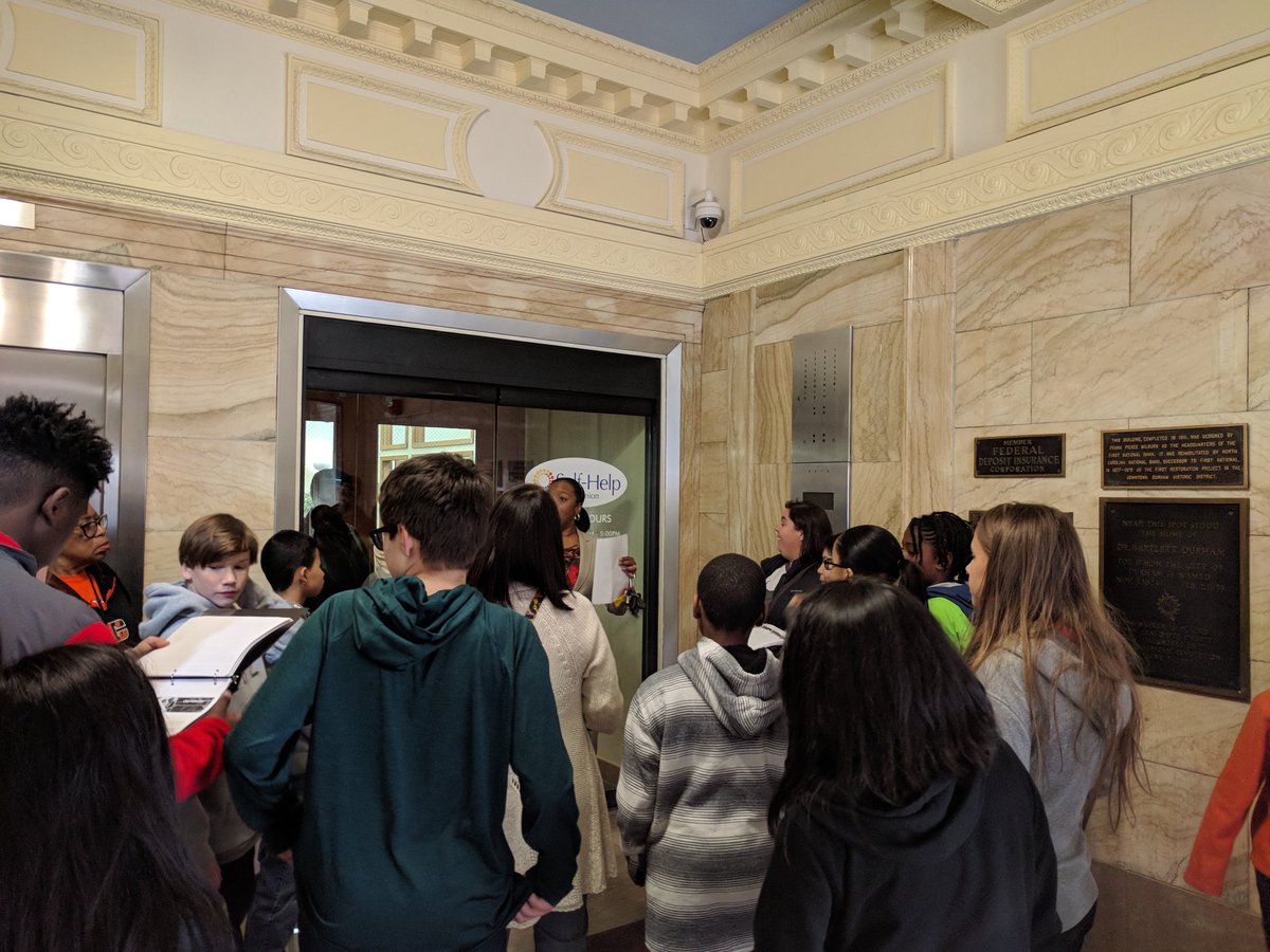 Today our sixth graders went on an adventure to learn about their local community. We went to over 30 stops and experienced five restaurant samples. Thanks to <a href="/AmandaM12576275/">Amanda Z. McCall</a> for organizing the whole trip.
<a href="/Carrington_DPS/">Carrington Middle School (DPS)</a> <a href="/DurhamPublicSch/">Durham Public Schools</a> 
#DurhamNC #FieldTrips #esl