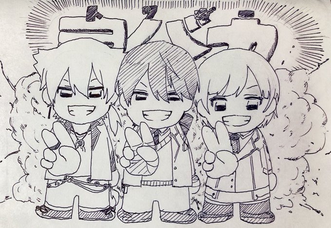 共鳴する†ピース†が最高でした #にじさんじトリガー #金剛力也像  #絵ガク #りりあーと 