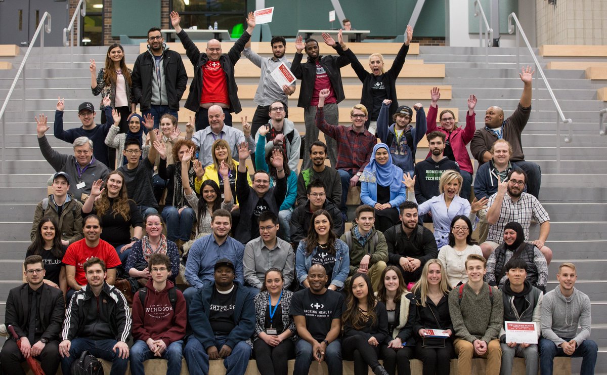 WEtechAlliance's tweet photo. Check out pics from Day 2 of @crossborderHH #HHWinDet IV, including our 10 award winners: https://t.co/F7QemEiqGm
#YQG #Detroit #Crossborder #Healthcare #hackathon #HackingHealth https://t.co/PkGvmPcITq