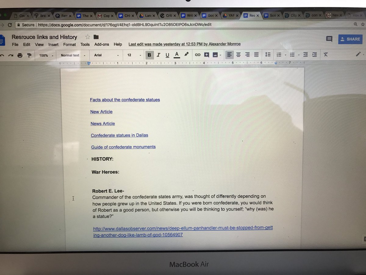 aislynn_NTHC's tweet photo. Research research research- creating a good documentary means studying about the topic you’re filming and explaining it to those who are watching so they understand your exact purpose! @Janelle @NthSaucier #NTHC10 https://t.co/tvfNzz077i