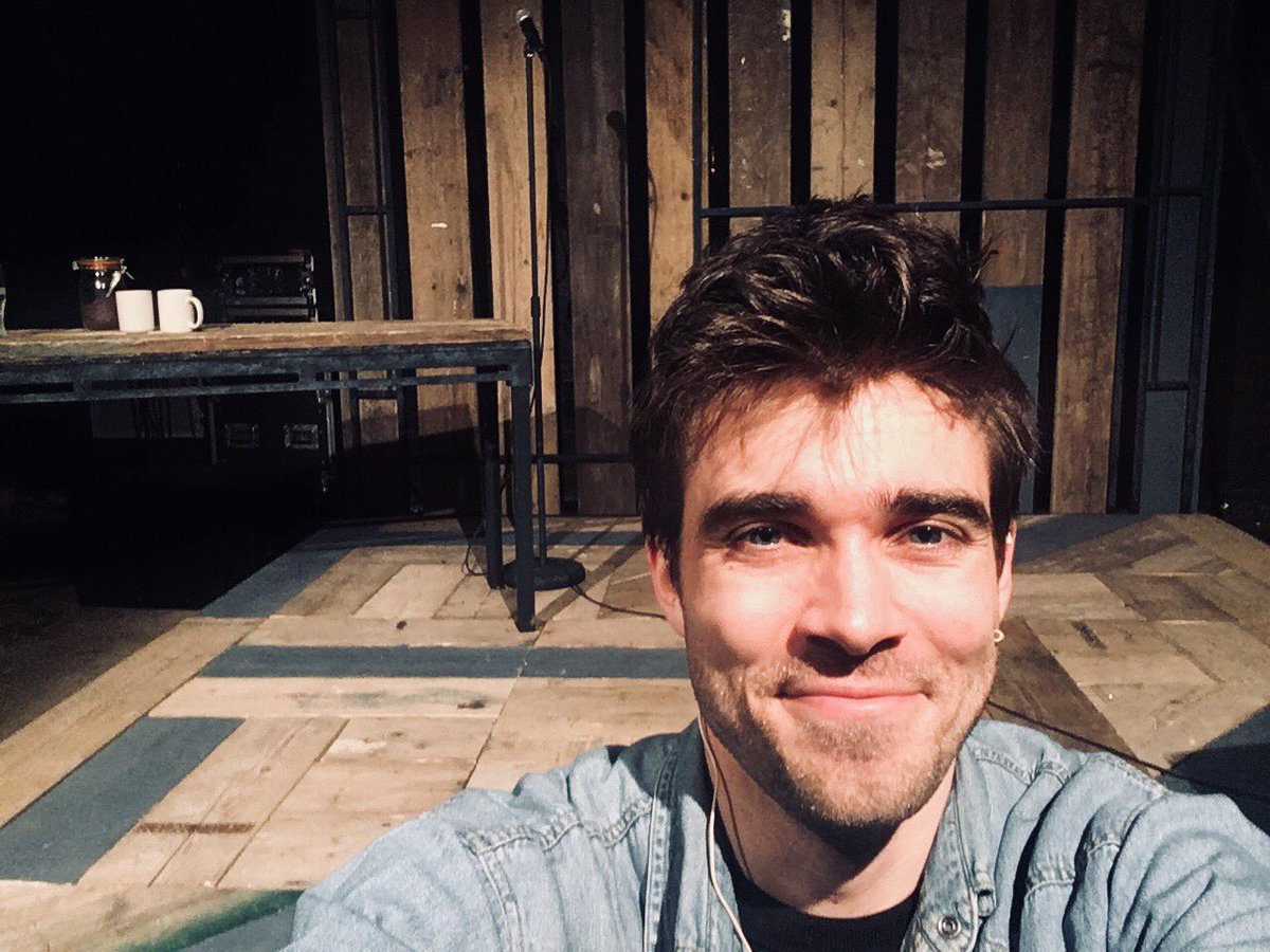 Alphabetti's tweet photo. Well @Alphabetti let’s rock and roll. Can’t wait to get cracking out there. Enjoy the show! Eek. See you on the other side 😬 @FuelTheatre #ThisRestlessState https://t.co/jChkXTU8Ro