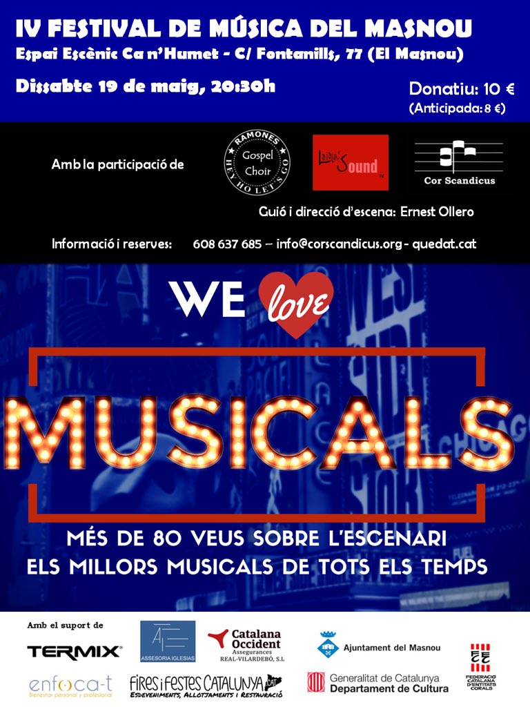 CorScandicus's tweet photo. S’acosta el IV Festival de Música del Masnou.
Més informació a https://t.co/qNy033JJPt https://t.co/WzPAITuyx4