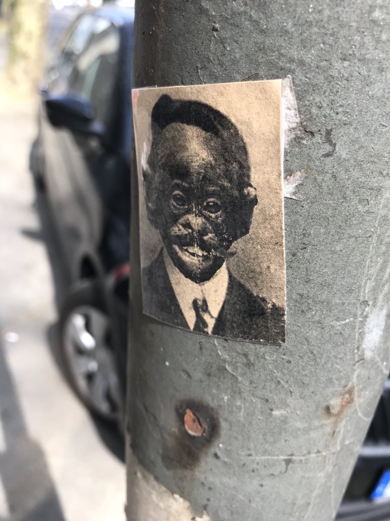 ETHIKFAIL's tweet photo. #Gentleape #ETHIKFAIL #streetart #Stickers https://t.co/wOa6POjyWW