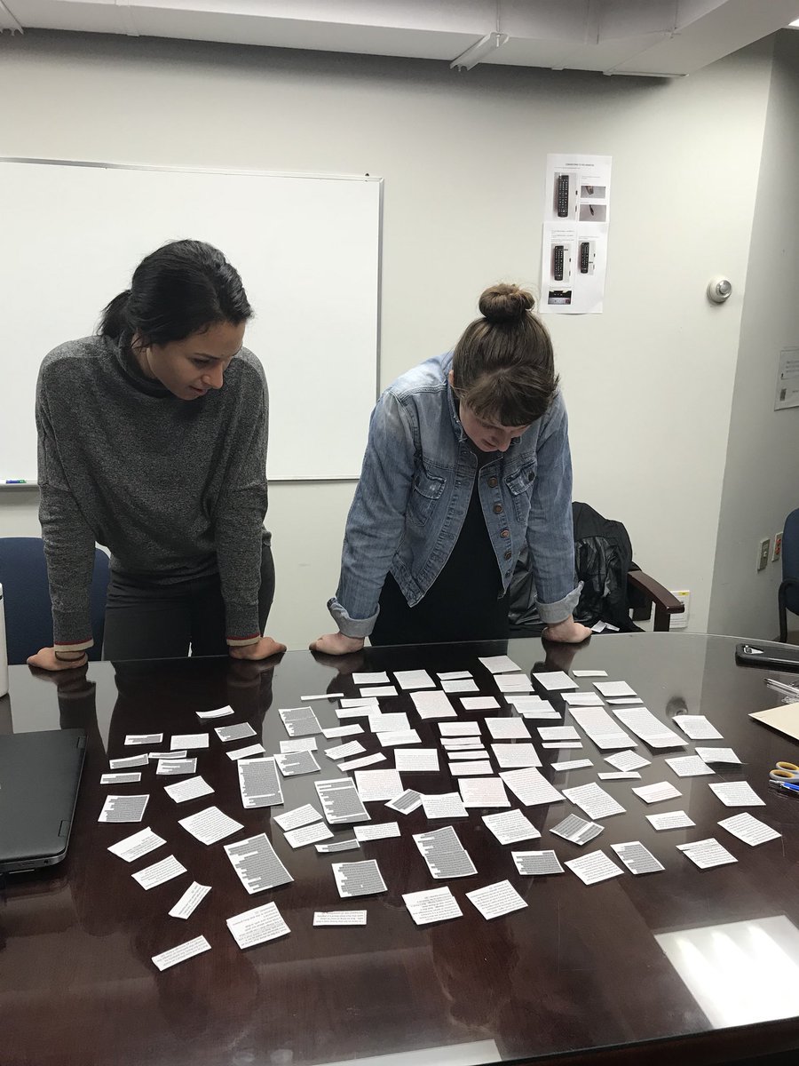 KTerna's tweet photo. #analysis #personcentred working hard @DalNursing @DalHealth @Dolores_McKeen @IWKHealthCentre @ProfBrendan @teemkt_research https://t.co/Oie1QYdqd1