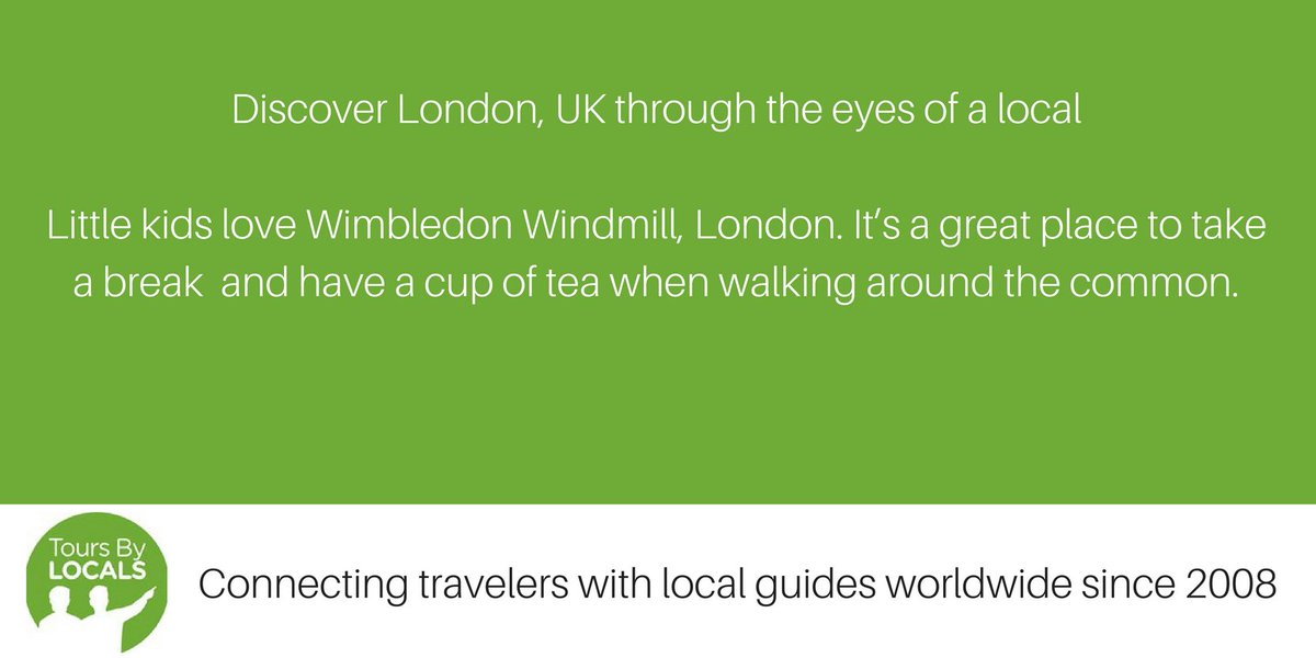 OurTribeTravels's tweet photo. Our hidden gems family series. When you travel discover #HiddenGems and explore the world through the eyes of a local. #ToursByLocals #London #WimbledonWindmill #familytravel #UniqueTours @Tours_By_Locals #CustomisableTours https://t.co/6NAfuKLXuv https://t.co/msAMVsMfu0