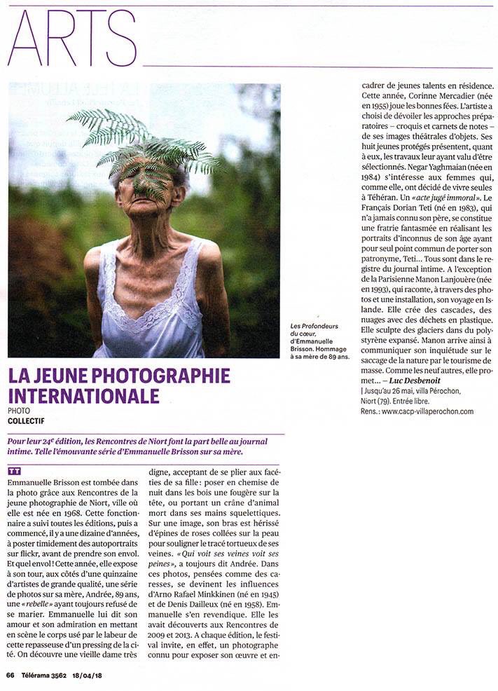 Emma_Brisson's tweet photo. Wow ... merci infiniment @lucdesbenoit @Telerama @VillaPerochon et à Andrée ❤️ #photographie #exposition #villaperochon #niort https://t.co/5E7KEaCIl5