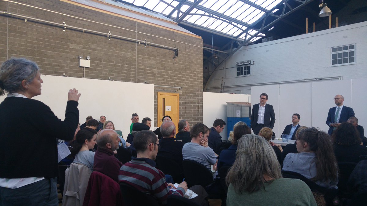 LeithCreative's tweet photo. "We must avoid development having a negative impact on our local businesses, buildings and community." @ootbdrillhall for packed out meeting with Drum Property Group and @saveleithwalk talking about the proposed development of Stead's Place #Leith https://t.co/LjyWxPbSNN