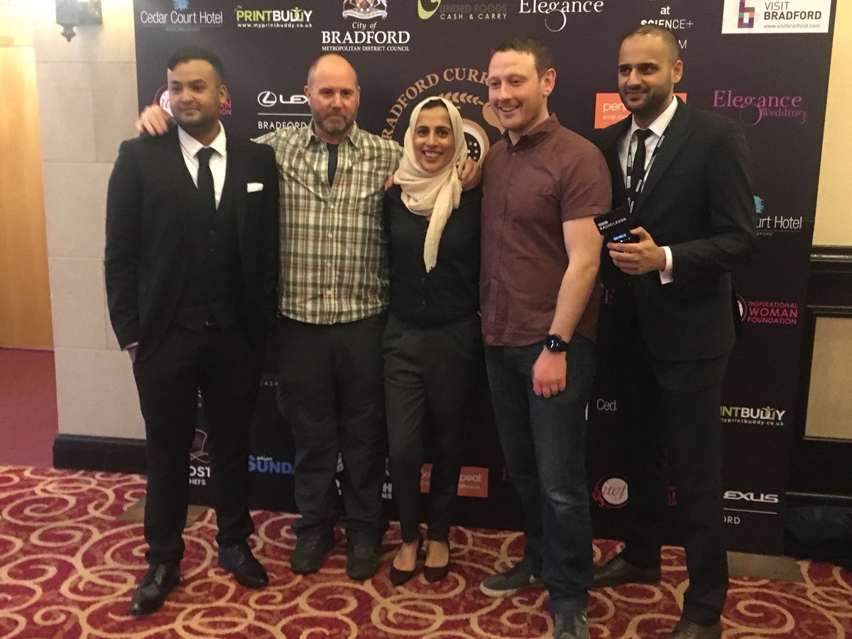 The BBC posse at the #curryawards