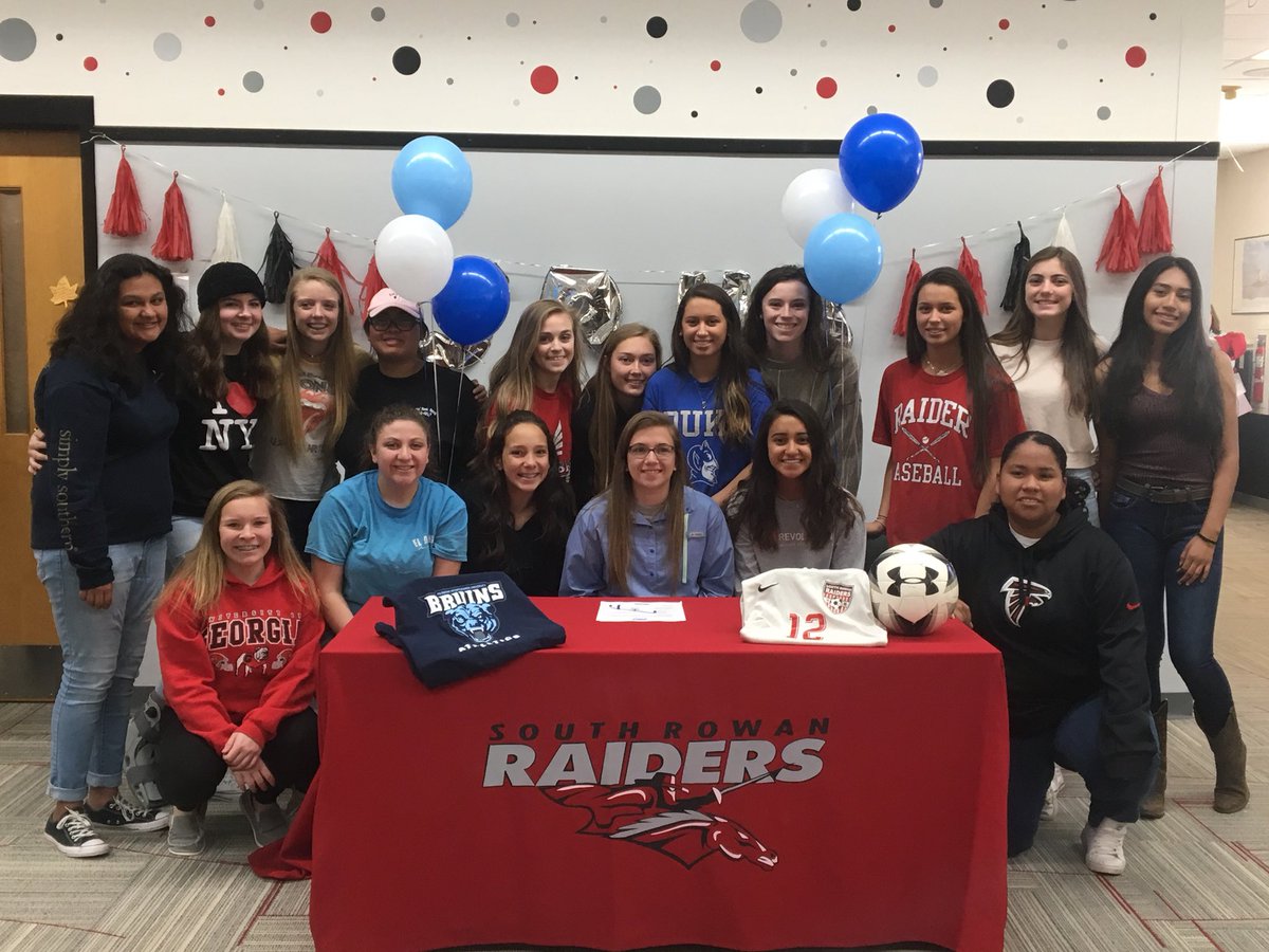 srraidersoccer's tweet photo. Our third member of the Class of 2018 signing today. Congrats to Katelyn Goodman on committing to continue her soccer career at Piedmont International University. @KatelynAmanda5 https://t.co/fIrPWLWILC
