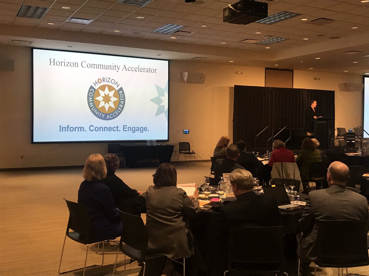 HorizonCFNKY's tweet photo. To wrap up the day, President Nancy Grayson announces our exciting new Horizon Community Accelerator! #NKYIMPACT https://t.co/A8rtBRJo7j