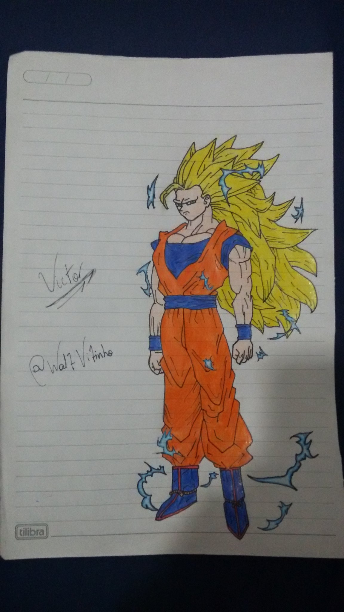 Desenhando o Goku - Drawing Goku (Dragon Ball ) 