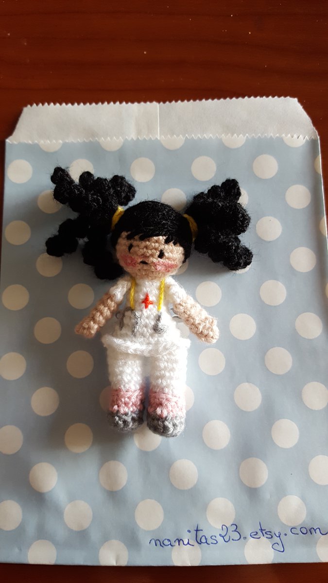 evaevrard19's tweet photo. New crochet doll brooch personalized 
#etsy #etsyshop #etsygift #amigurumidolls #brooch #amigurumi #crochetdoll #crochet #doll #broochdoll #personalizeddoll #personalized #lovedolls #physician #etsyseller #handmadedoll #handmade #dolls #amigurumishop
https://t.co/upEkRY7TYX https://t.co/QEjkkpyOWp