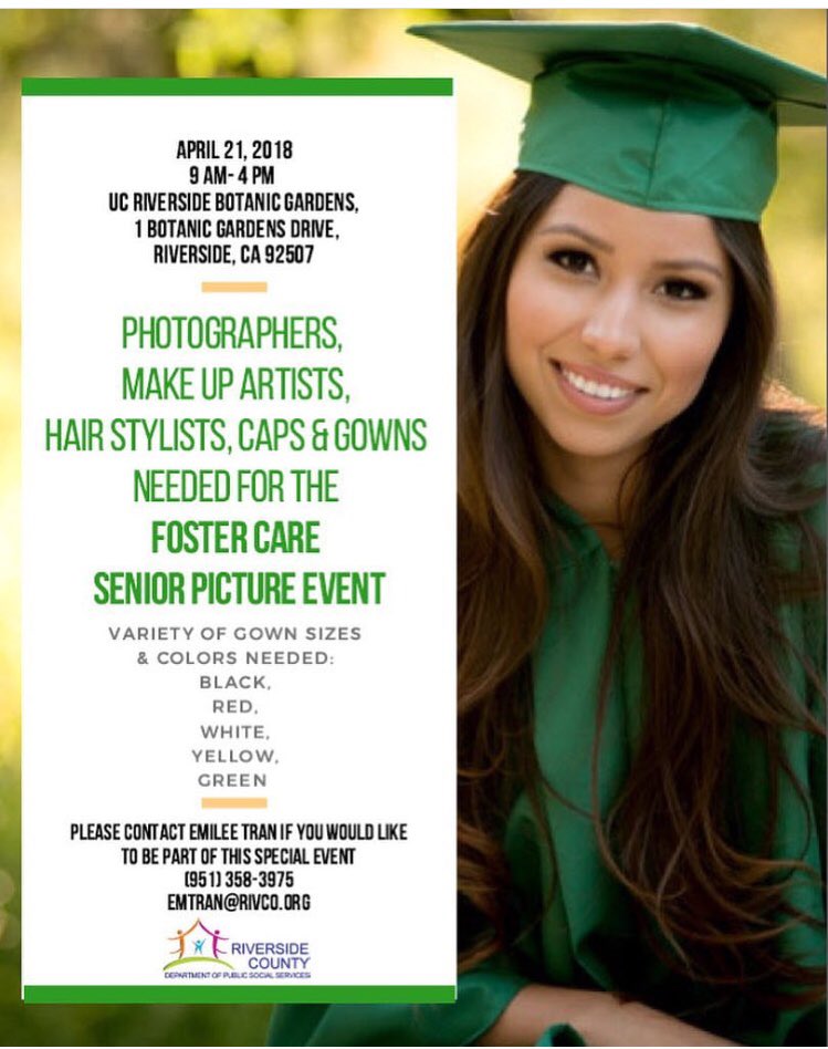 AmerSpiritTV's tweet photo. Won’t you join me? This Saturday @UCRiverside #fostercare #graduation #proud #volunteer  @MaryParksTV https://t.co/8b2Te5HUda
