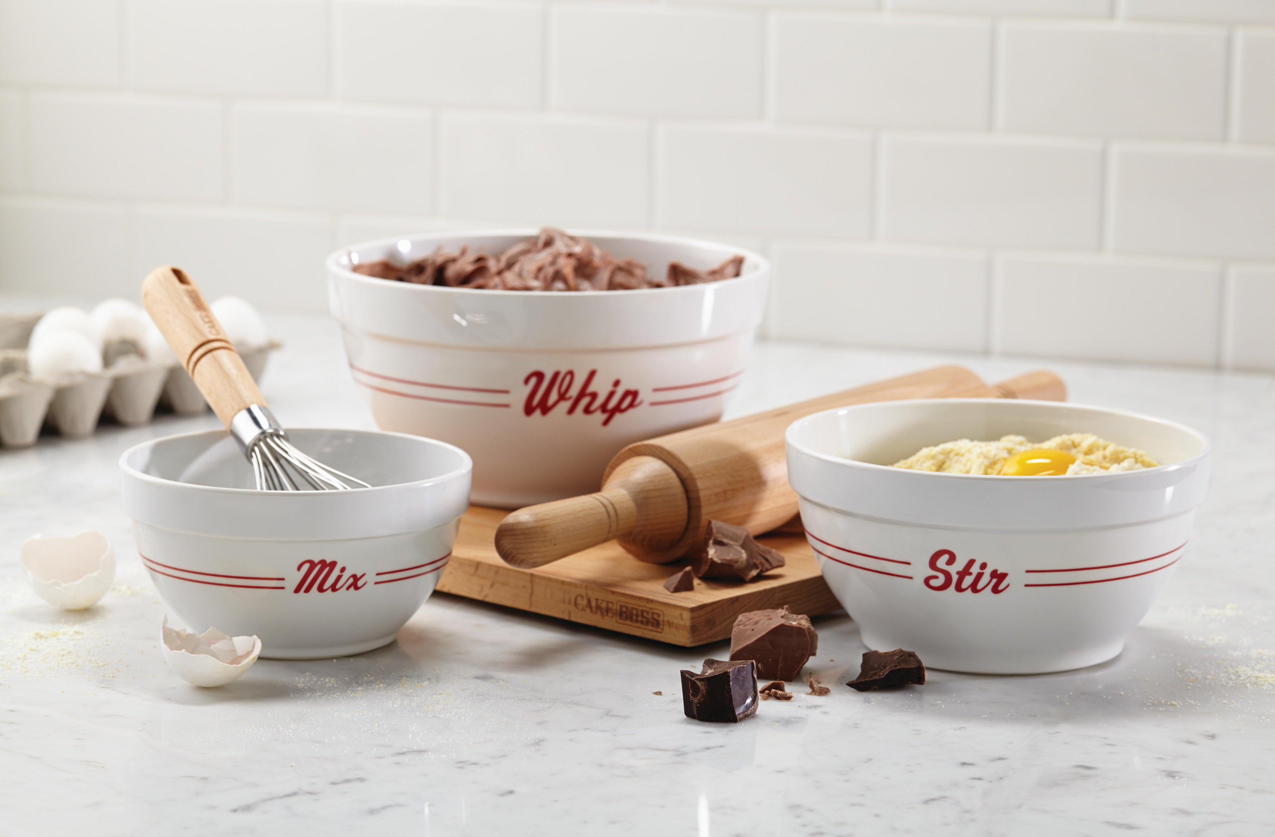 Cake boss cheap mixing bowls
