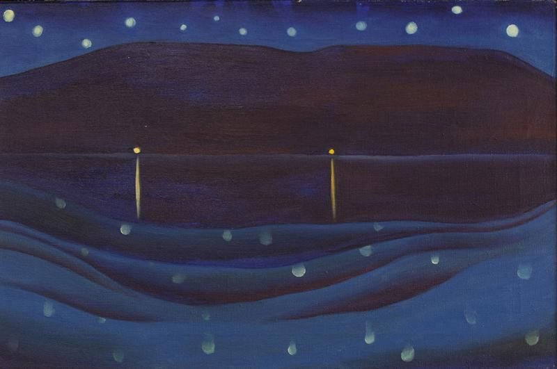 Jopolkadot's tweet photo. “Today in my heart I feel a vague tremor of stars”

Federico García Lorca

Artwork by Georgia O’Keeffe
Starlight Night
Lake George
1922. https://t.co/LN9po7pbSd