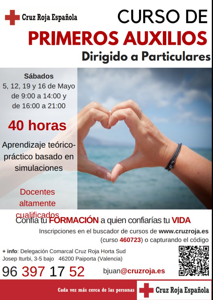 CRHortaSud's tweet photo. ¿Quieres trabajar el próximo verano? Con nuestros cursos podrás trabajar como Socorrista en playas, piscinas y parques acuáticos.
DATE PRISA, EL PLAZO FINALIZA EL 30 DE ABRIL.Aquí tienes el enlace a la información y matrícula **PARA EL PRIMER MÓDULO** 
https://t.co/onxdl48odg https://t.co/tEOI3giZBD