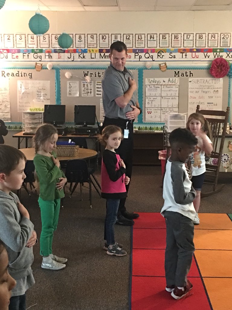 TracyCloer's tweet photo. It makes us sooooo happy when all of our students participate in our        Go Noodles.... even the ones that have had to repeat Kindergarten many times @Tucker5Smith . https://t.co/26s1oAWrAI