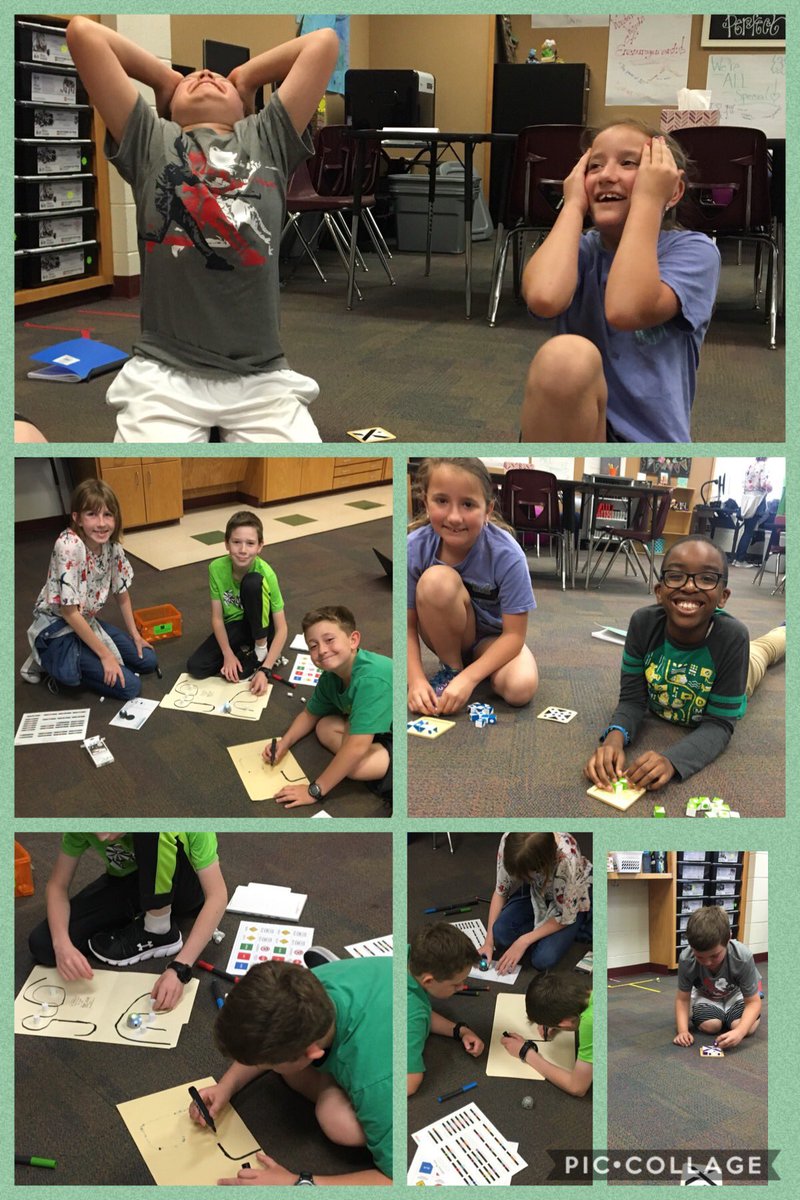 La8ch's tweet image. GT 4th grade was challenged by Q-bitz and Ozobots today!! @BakerElem #Challenged #VisualDexterity #BuildCodeLearn