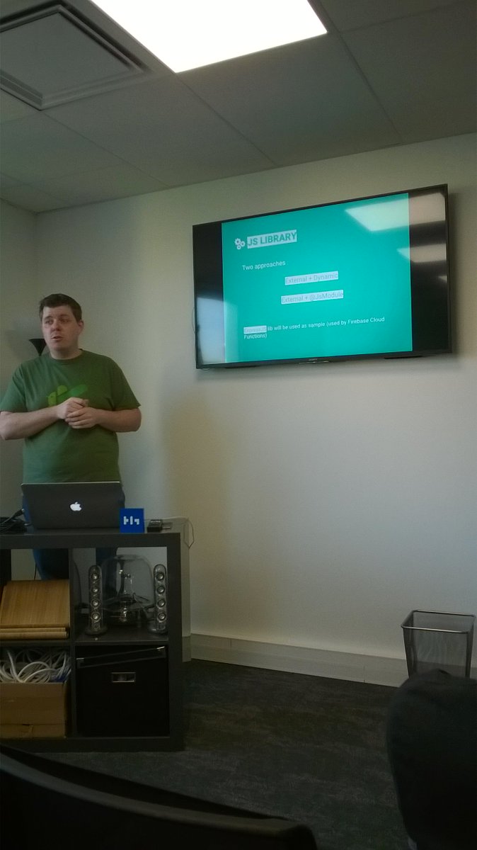 KotlinLyon's tweet image. Two approaches to use external JS libraries with #KotlinJS:
- External + dynamic
- External + JsModule
@maillotm at @KotlinLyon