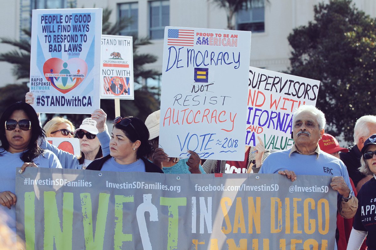 sdicACLU's tweet photo. Stand with the people.
Support, not deport,
Our communities.
#NationalHaikuDay https://t.co/gQHZAiM09I
