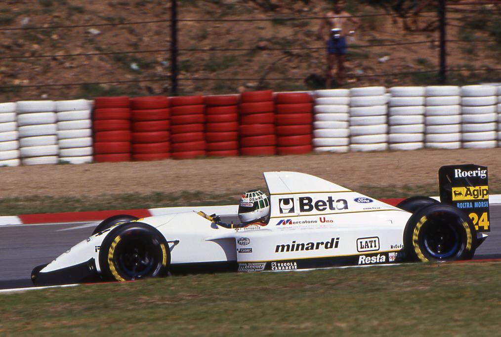 MinardiOfficial's tweet image. All' #HistoricMinardiDay dal 5 al 6 maggio a Imola vi aspetta anche la Minardi M193 #F1 che all'esordio conquistò il quarto posto nel Gran Premio del Sudafrica #HMD