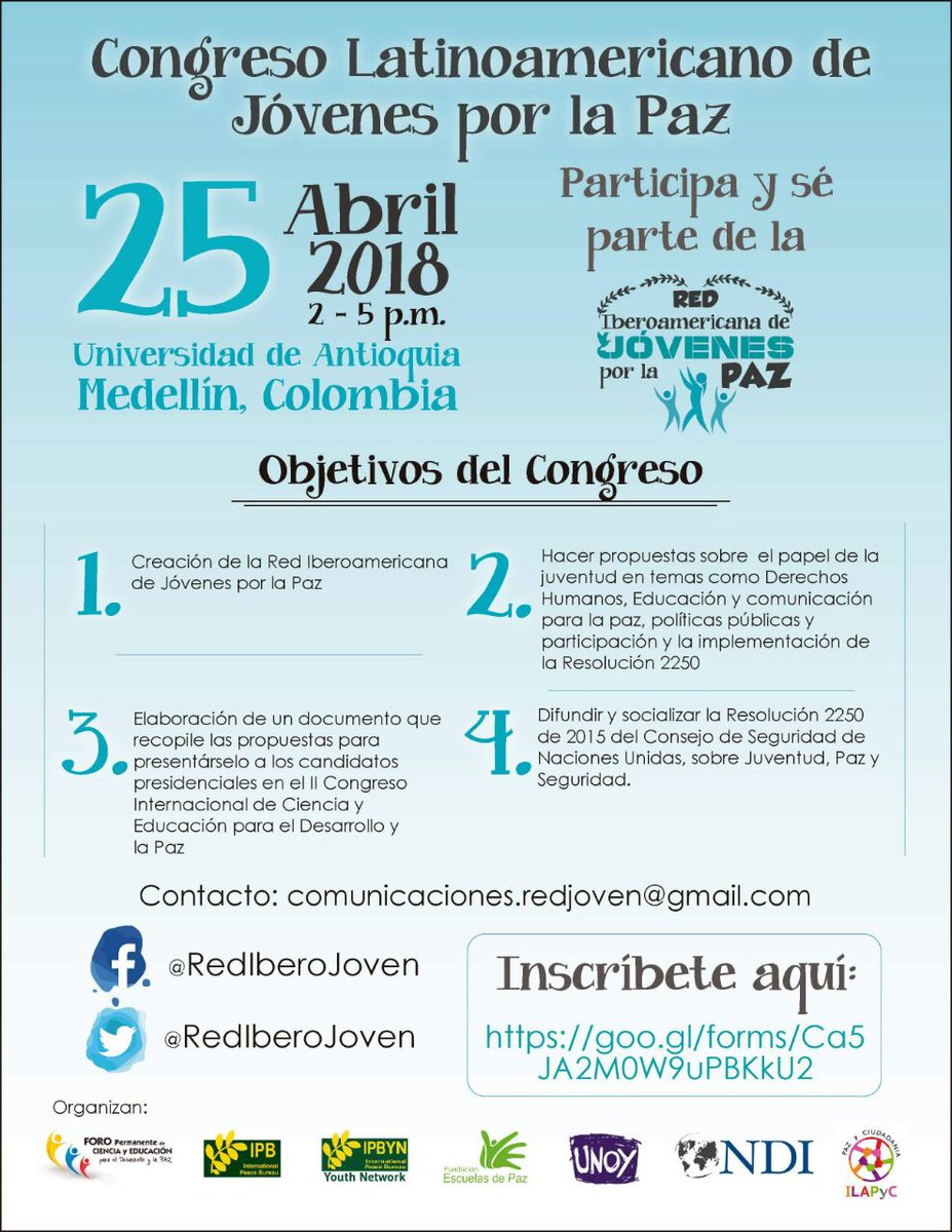 Red Latinoamericana de Jóvenes por la Paz (@RedLatinoJoven) / Posts / X