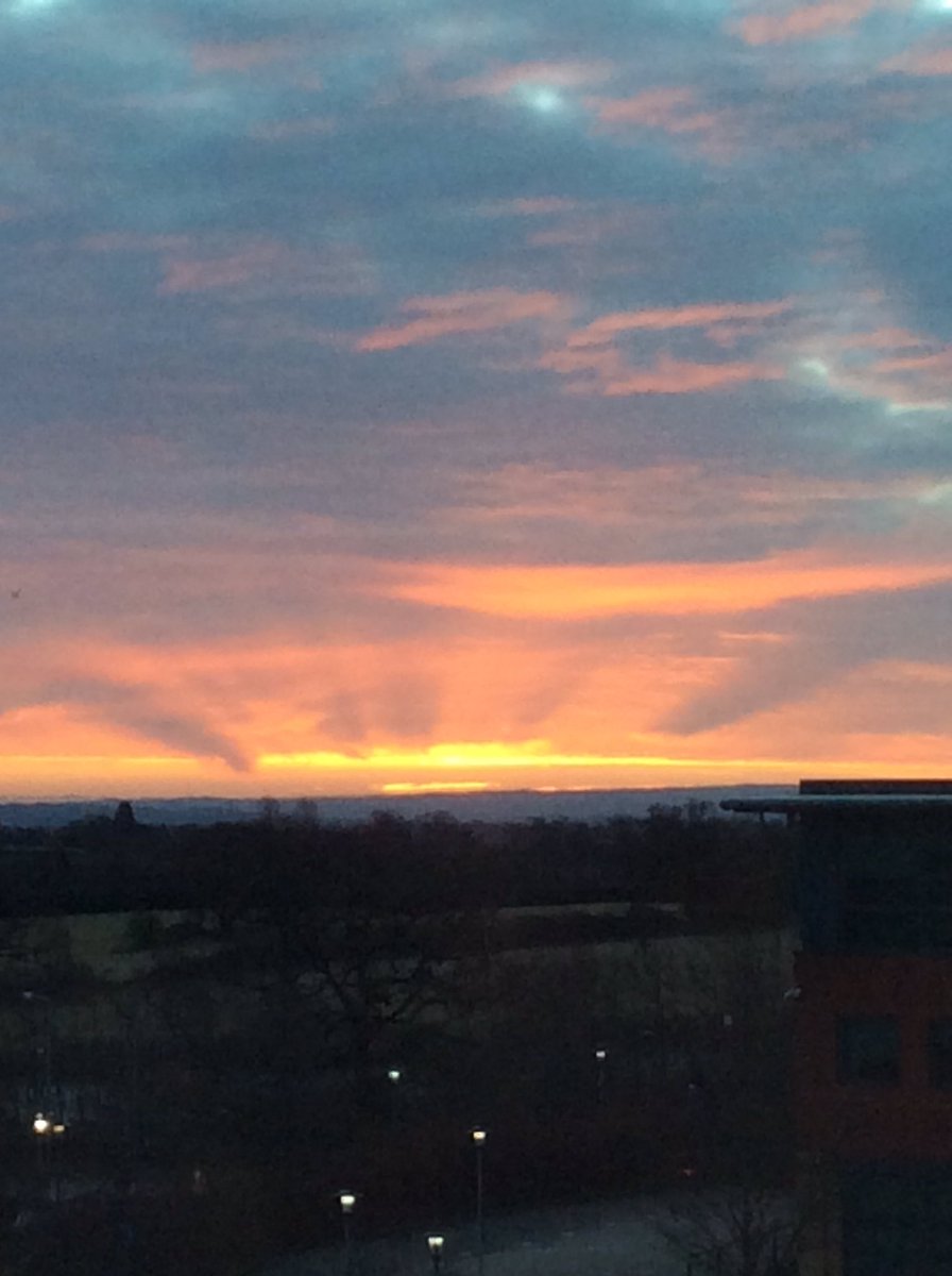 HWFireControl's tweet photo. Good evening from the night crew covering the final 12 hours at @HWFire HQ. Tomorrow we co-locate with @WMerciaPolice at Hindlip Campus @WestMerciaOCC. One thing we'll miss is the magnificent sunrises. https://t.co/CMCblEDwJf