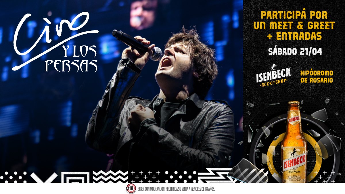¡Ganate un Meet &amp; Greet con <a href="/ciroylospersas/">Andres Ciro Martinez</a> + #EntradasPosta para el show! 
Para participar tenés que darle Like y RT a esta publicación
Bases y condiciones: goo.gl/R8hqgX