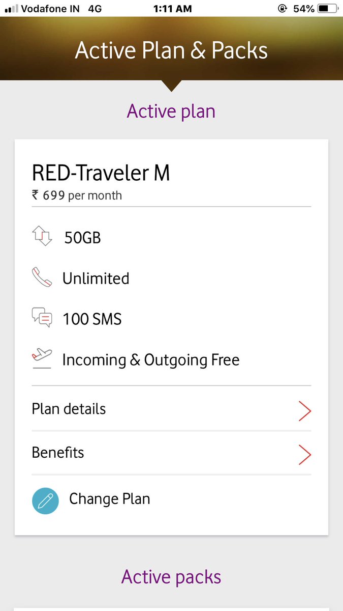 My plan of rs 399 basic has been automatically changed to rs699 Red traveller M. Would you please explain me the reason?What kind of pathetic service and loot is this? <a href="/VodafoneIN/">@</a>