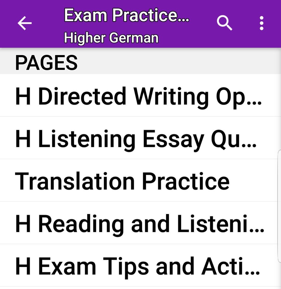 MrsMMLBraes's tweet photo. #HigherGerman, don't forget to download #OneNote onto your phone/tablet/laptop.
Link it to your Glow account, where you will be able to access useful resources for your exam prep. All resources will be available when you click on the app ➡️ Higher Gm ➡️ exam practice 🇩🇪. https://t.co/FIDMSwxqym
