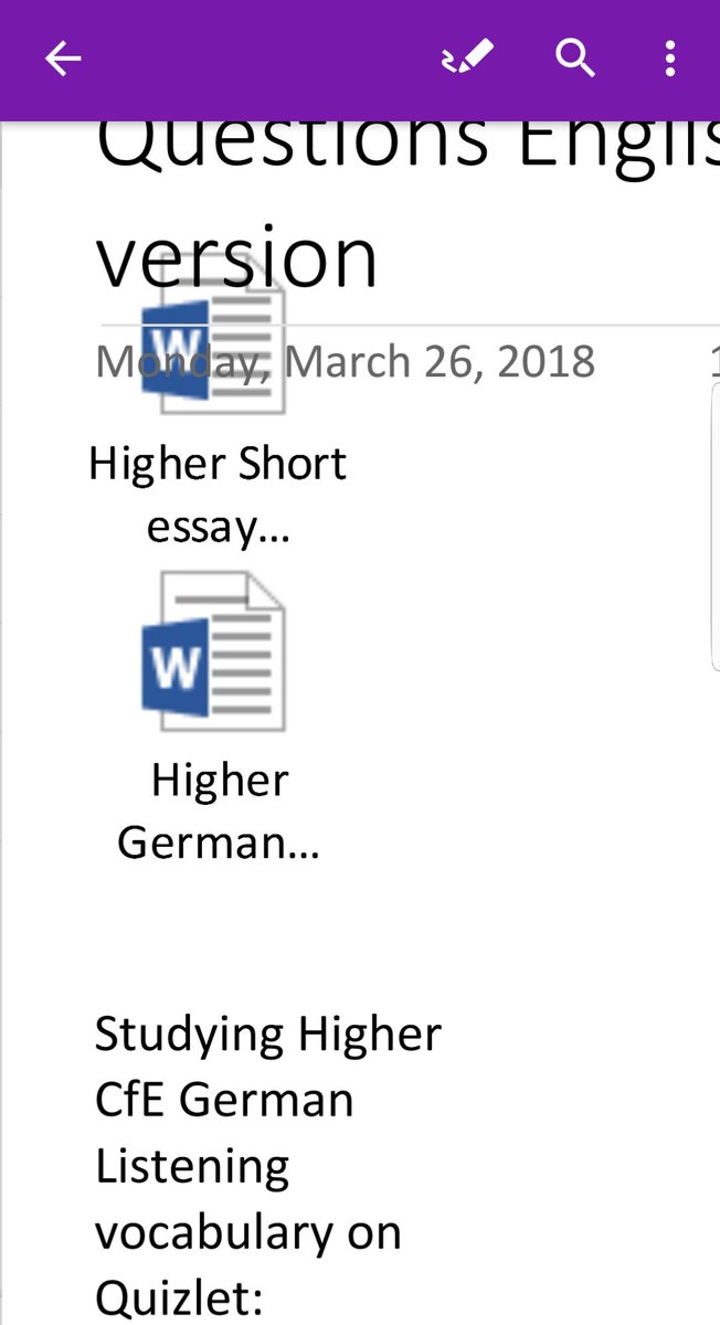 MrsMMLBraes's tweet photo. #HigherGerman, don't forget to download #OneNote onto your phone/tablet/laptop.
Link it to your Glow account, where you will be able to access useful resources for your exam prep. All resources will be available when you click on the app ➡️ Higher Gm ➡️ exam practice 🇩🇪. https://t.co/FIDMSwxqym