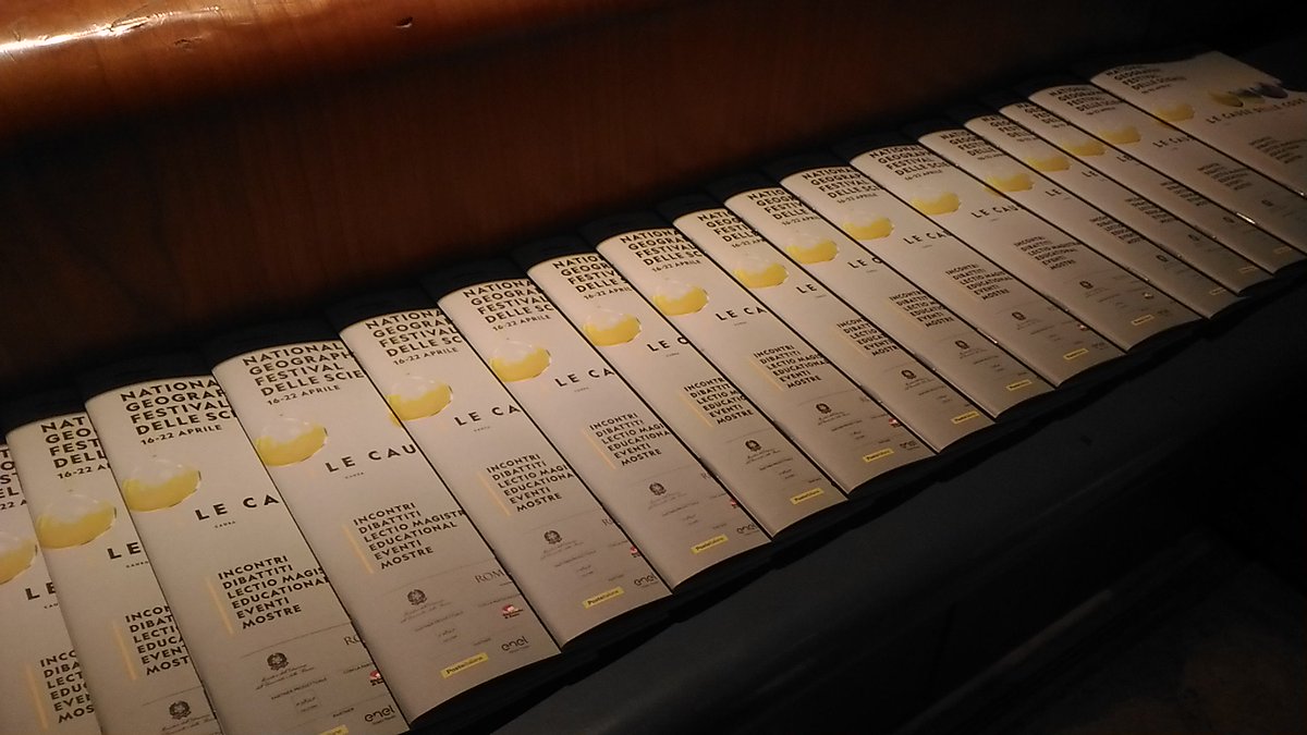GinevraJohnson's tweet photo. Alcuni estratti del #FestivaldelleScienze! @AuditoriumPdM @SkyTG24 @SkyAcademy #LeCauseDelleCose https://t.co/Ouv64EOocD