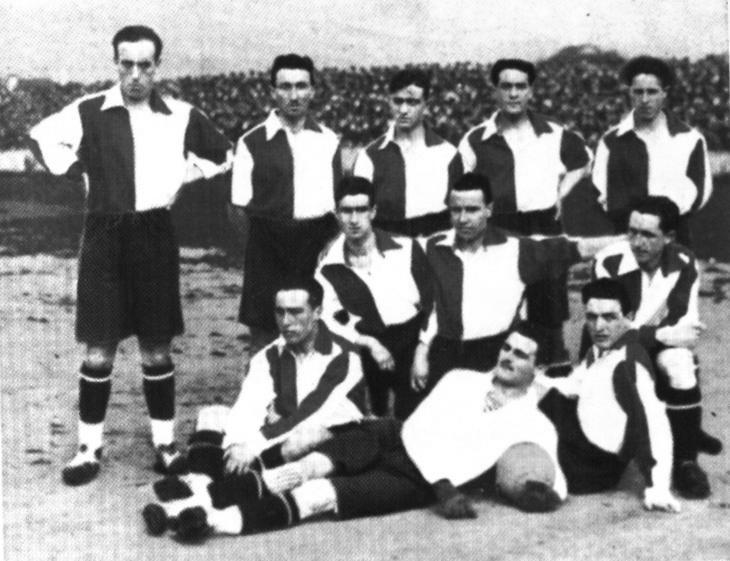 BenditalocuraAt's tweet photo. Hoy hace 97 años, 17.04.1921, el #Atleti jugó su primer partido de la #CopadelRey. Se jugó en el campo de #Amute, #Irún. Era el partido de ida de semifinales. El @Atleti venció al @REALUNIONCIRUN 1-2 Ambos goles de Tuduri. El gol irunés lo marcó Patricio #HistoriaATM #AupaAtleti https://t.co/3xyWxb1SUo