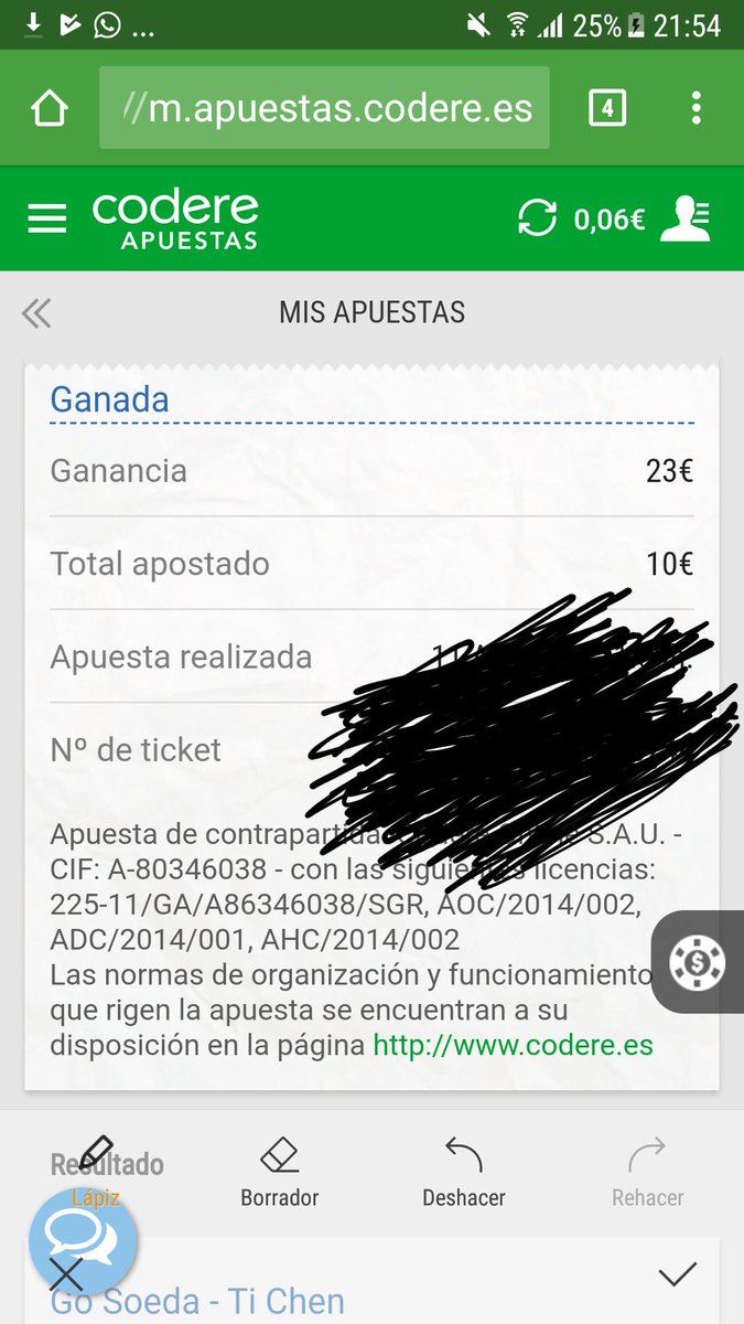 danielalmi1's tweet photo. #GANÉCODERE @CodereApuestas https://t.co/BGqMFsUyFF