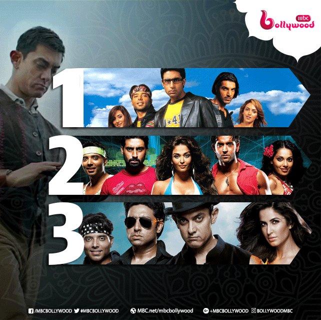 MBCBollywood's tweet photo. اي أجزاء من سلسلة #Dhoom .. الأفضل في رأيك ؟
1. #Dhoom1
2. #Dhoom2
3. #Dhoom3
#MBCBOLLYWOOD https://t.co/td2hGjg77K