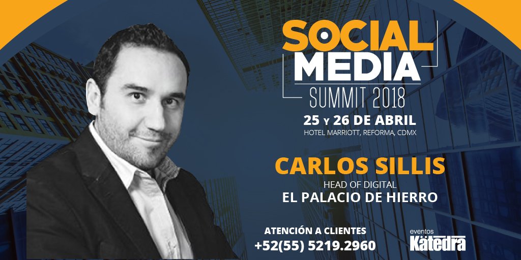 eventoskatedra's tweet photo. Aparta tu lugar!
Evoluciona en Social Media, conoce las últimas tendencias en la era digital 2018,

Social Media Summit 25 y 26 de abril , Marriott Reforma, CDMX
Compra tu boleto aquí: https://t.co/purpY22Qgq https://t.co/S7tOaKVgG5
