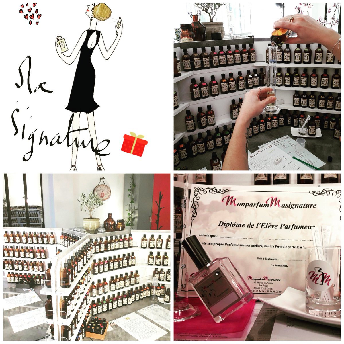 Toulouse 
monparfummasignature.fr
Venez créer votre parfum...votre signature olfactive 🌸🌸🌸