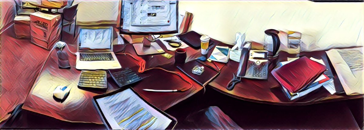 AstroKatie's tweet image. In case you were wondering, this is what a theoretical astrophysicist’s workspace looks like. (Well, specifically, mine.) Annotated version here: facebook.com/astrokatie/pos… #theorylab #runsontea