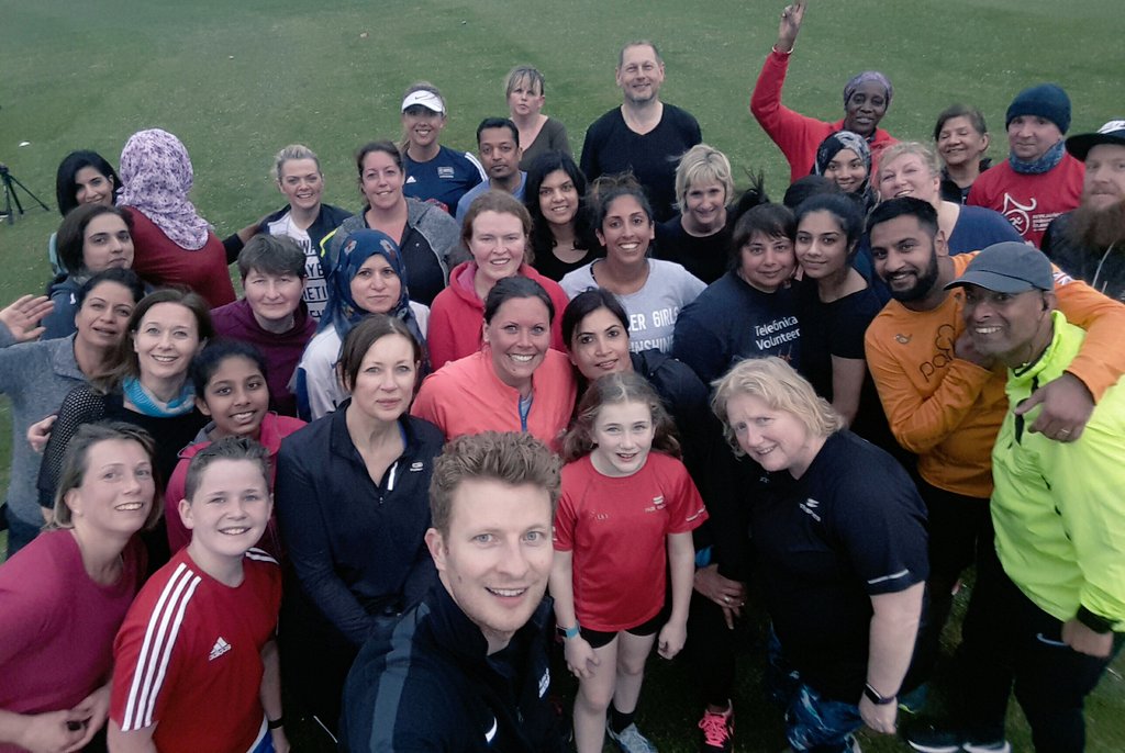 ActiveSlough's tweet photo. Our Running Groups were back with a bang 💥 tonight at Upton Court Park 🌳
Absolutely bumper turnout for our free sessions 💚👣😊 after the Easter break!
Next session...
Weds, 18.30 at Mercian Rec🌳 in Cippenham 📌
#RunwithActiveSlough
#LoveSloughParks
#GetFit4Free https://t.co/O5SWRGOZ7k