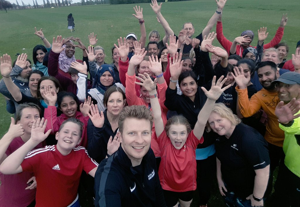 ActiveSlough's tweet photo. Our Running Groups were back with a bang 💥 tonight at Upton Court Park 🌳
Absolutely bumper turnout for our free sessions 💚👣😊 after the Easter break!
Next session...
Weds, 18.30 at Mercian Rec🌳 in Cippenham 📌
#RunwithActiveSlough
#LoveSloughParks
#GetFit4Free https://t.co/O5SWRGOZ7k