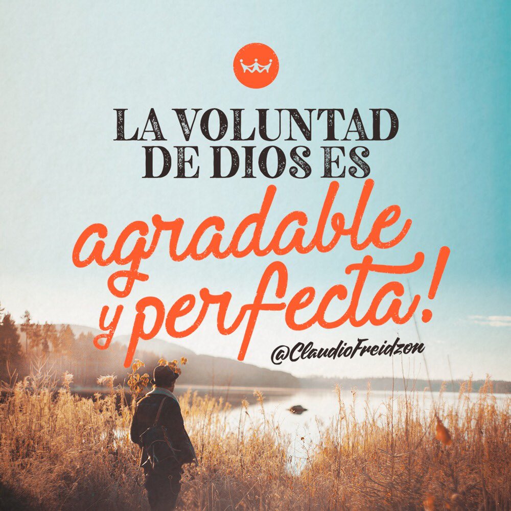 claudiofreidzon's tweet photo. La voluntad de Dios es agradable y perfecta! https://t.co/6RQgHrT5U0