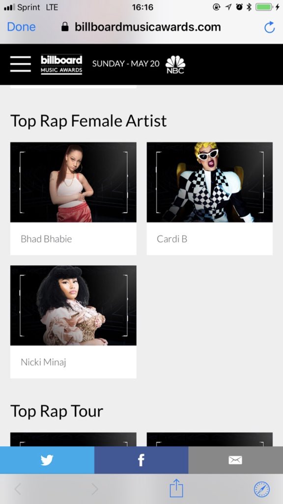 BuzyBakerr's tweet photo. HUH, why is Bhad Bhabie even nominated for TOP RAP FEMALE ARTIST? https://t.co/eZyzexzswr