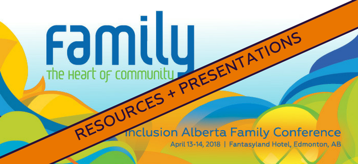 InclusionAB's tweet photo. Resources and presentations are now available online from #FamConf2018! https://t.co/4BFyB3HCAc #inclusion #inclusiveEd #inclusiveEmployment https://t.co/M08BjBiT01