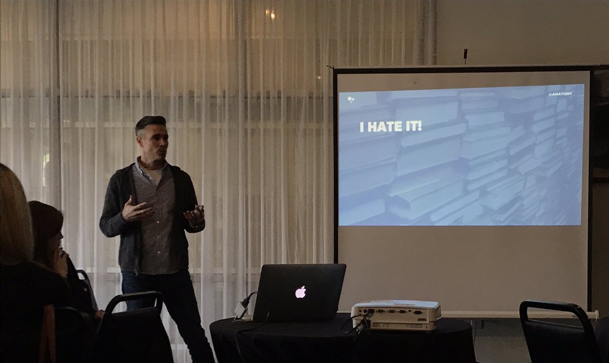 8_megapixels's tweet photo. I never tire of this story, @ahatony. Brings back many wonderful @vispoint memories. Bad pic but great prez at @AIGAHomegrown today. https://t.co/LiBCoLfOXv