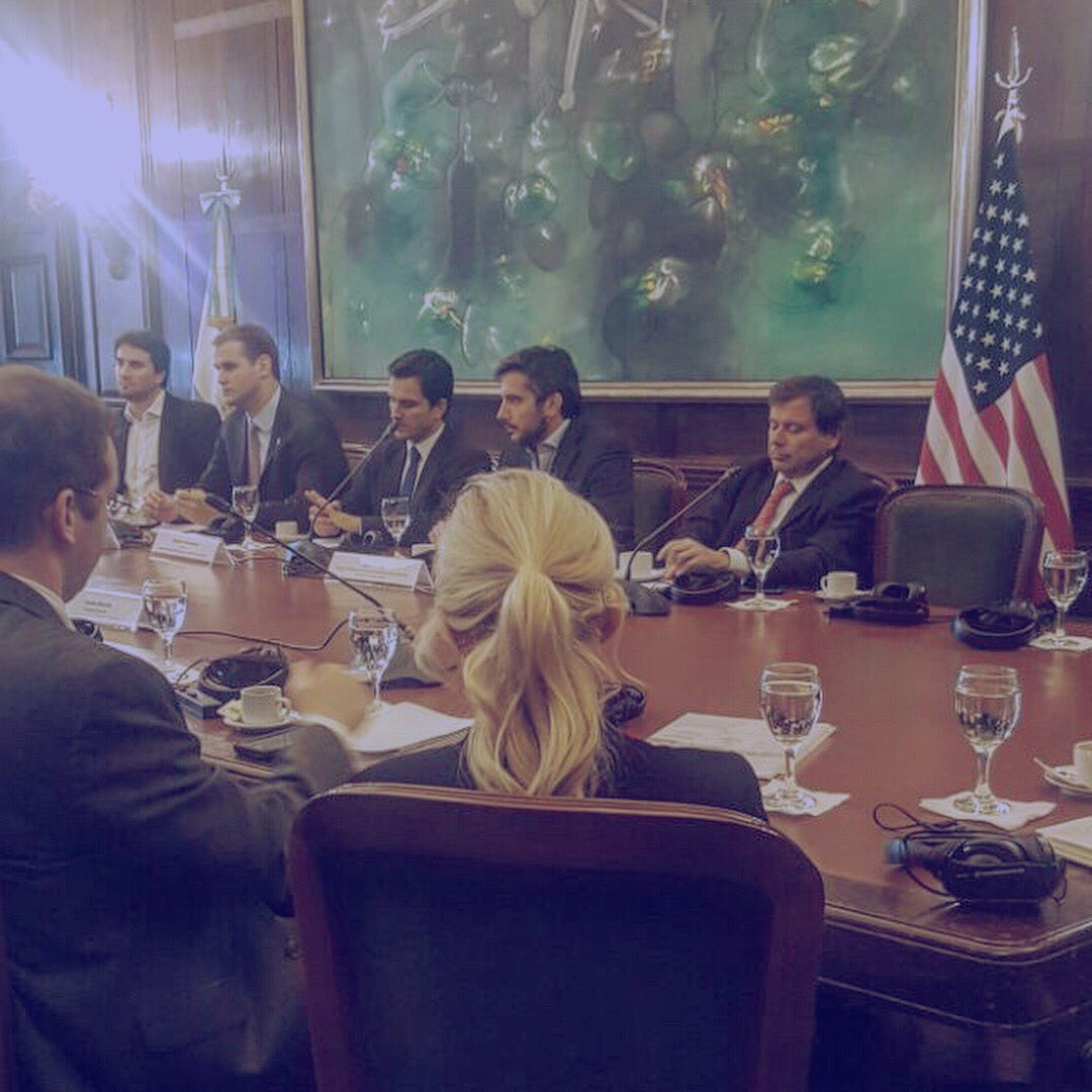 Estuvimos en @CancilleriaARG exponiendo a la delegación de Alabama sobre los beneficios de invertir en PBA  <a href="/fabianpdk/">Fabian Perechodnik</a> #MasInversionesPBA
