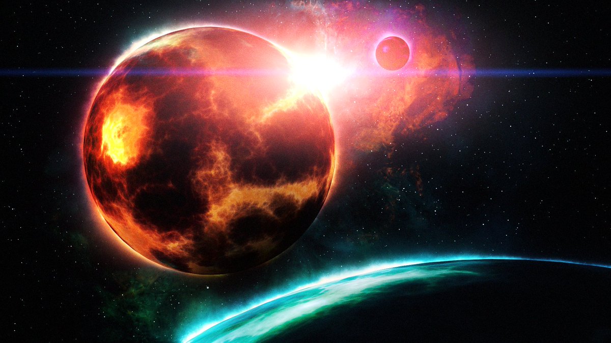 graymachine's tweet image. #dailies Planet TAO via #trapcodeTAO. Lots of fun with the new VR Fractal Noise! Works great for planet/sphere maps.