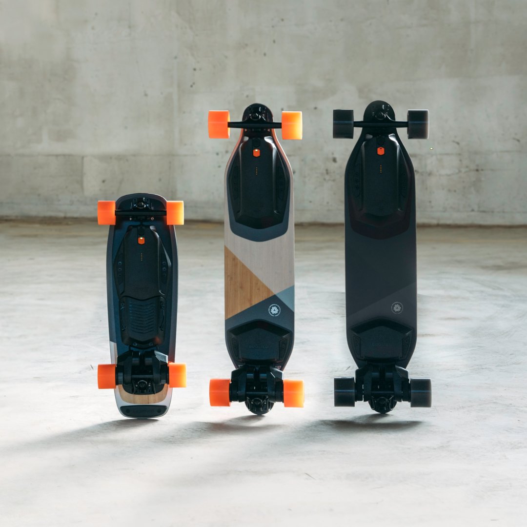 BoostedBoards's tweet photo. Meet the Boosted Mini S, Boosted Mini X, Boosted Plus, and Boosted Stealth. #BoostedBoards https://t.co/UaU0xIGxWr